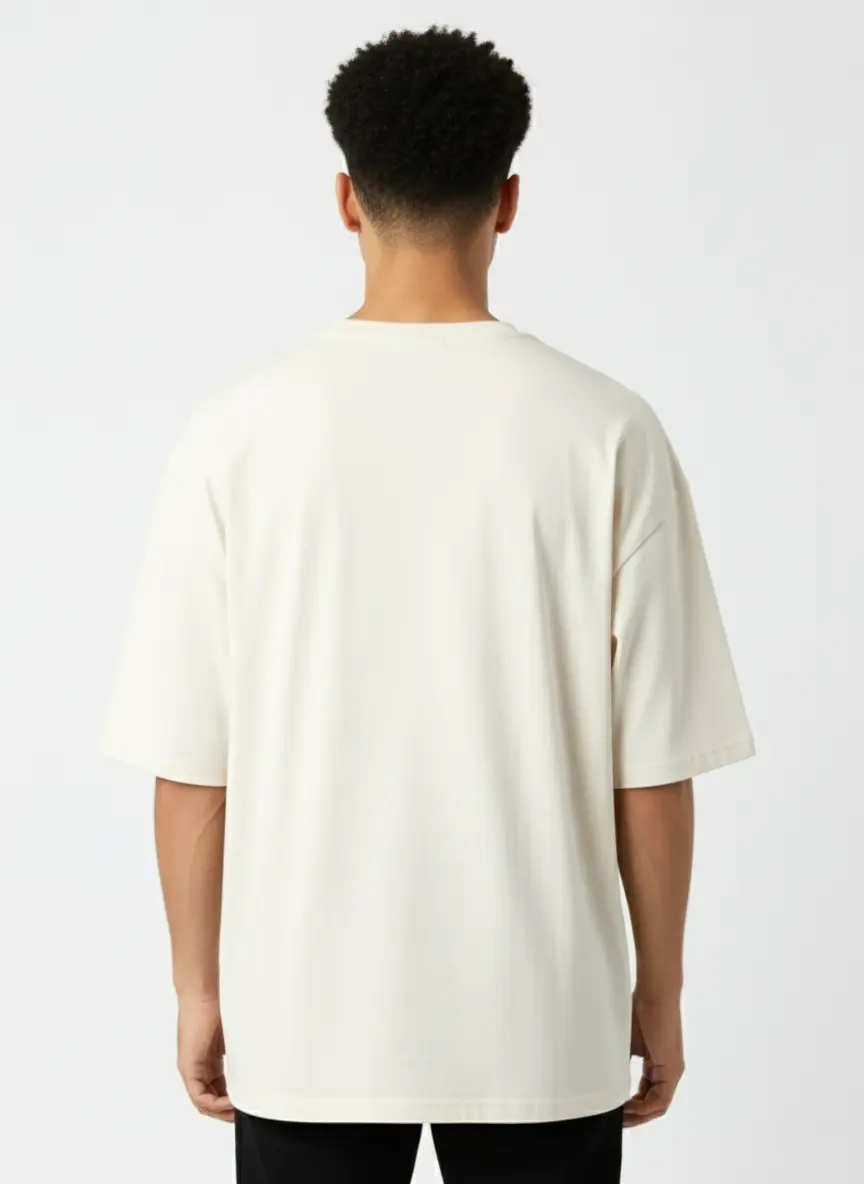Ivory Oversized Fit T-Shirt