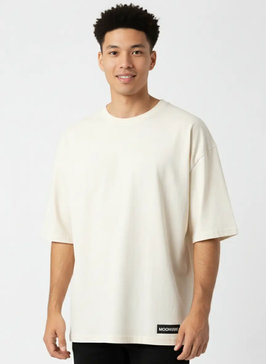 Ivory Oversized Fit T-Shirt