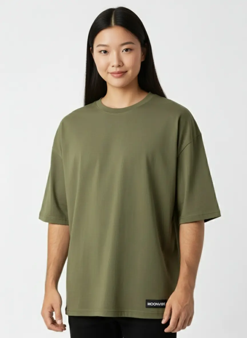 Olive Oversized Fit T-Shirt