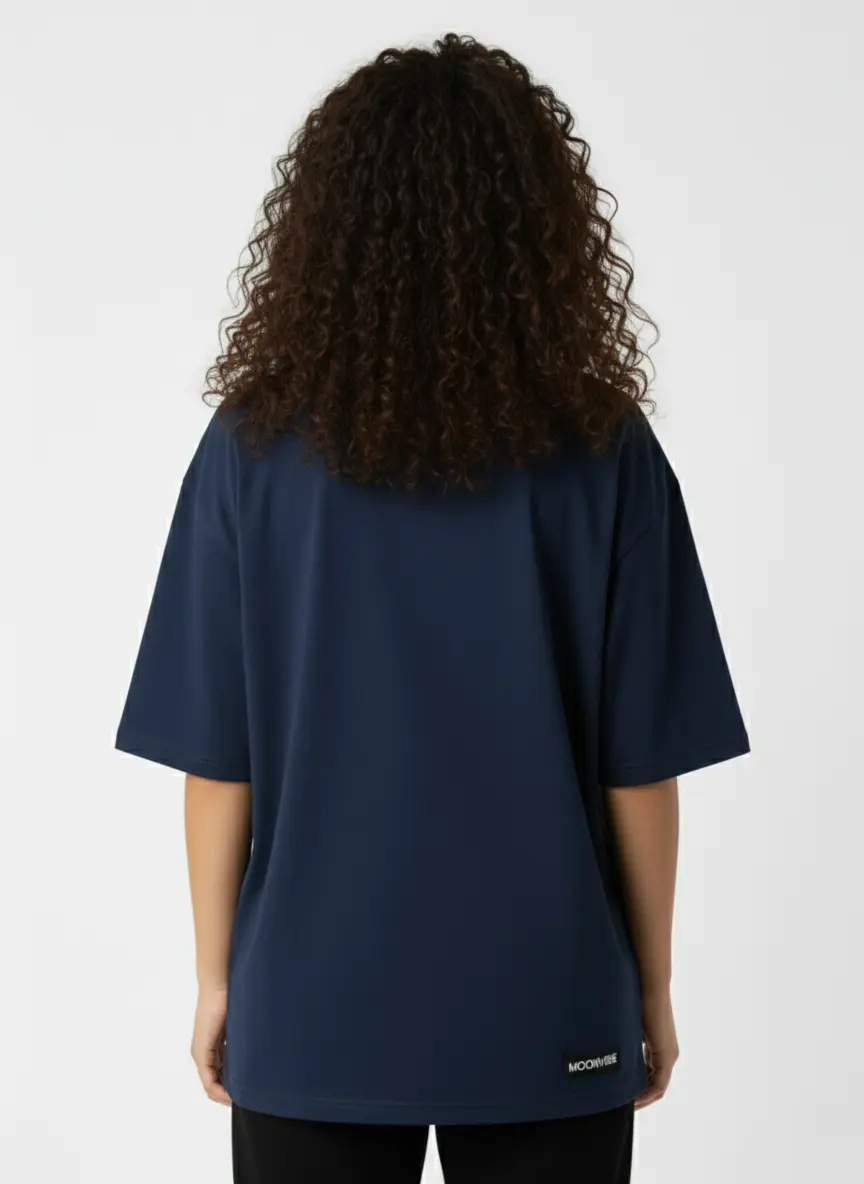 Navy Oversized Fit T-Shirt